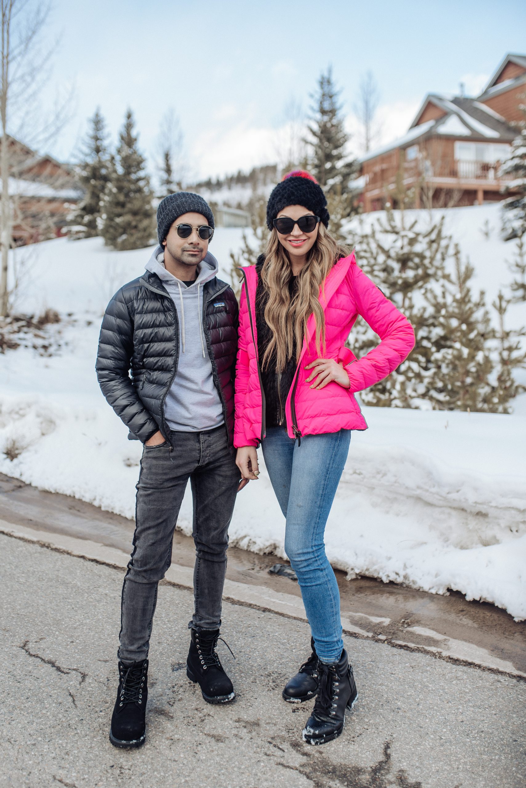 Winter Outfits #beanie #mensfashion #winterfashion #boots #denim #pufferjacket #menscoat #breckenridge #colorado